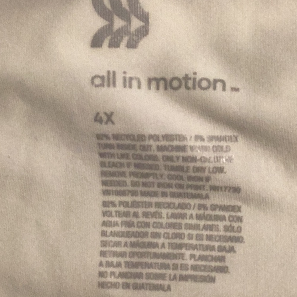 NWT All In Motion‎ Size 4X Top - Picture 5 of 7
